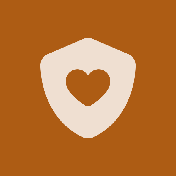 Shield with heart icon